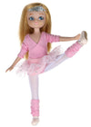 Lottie Doll Ballet Class Ballerina Poseable 7.5 Inch Vinyl Doll - Pink (Model LOT142)