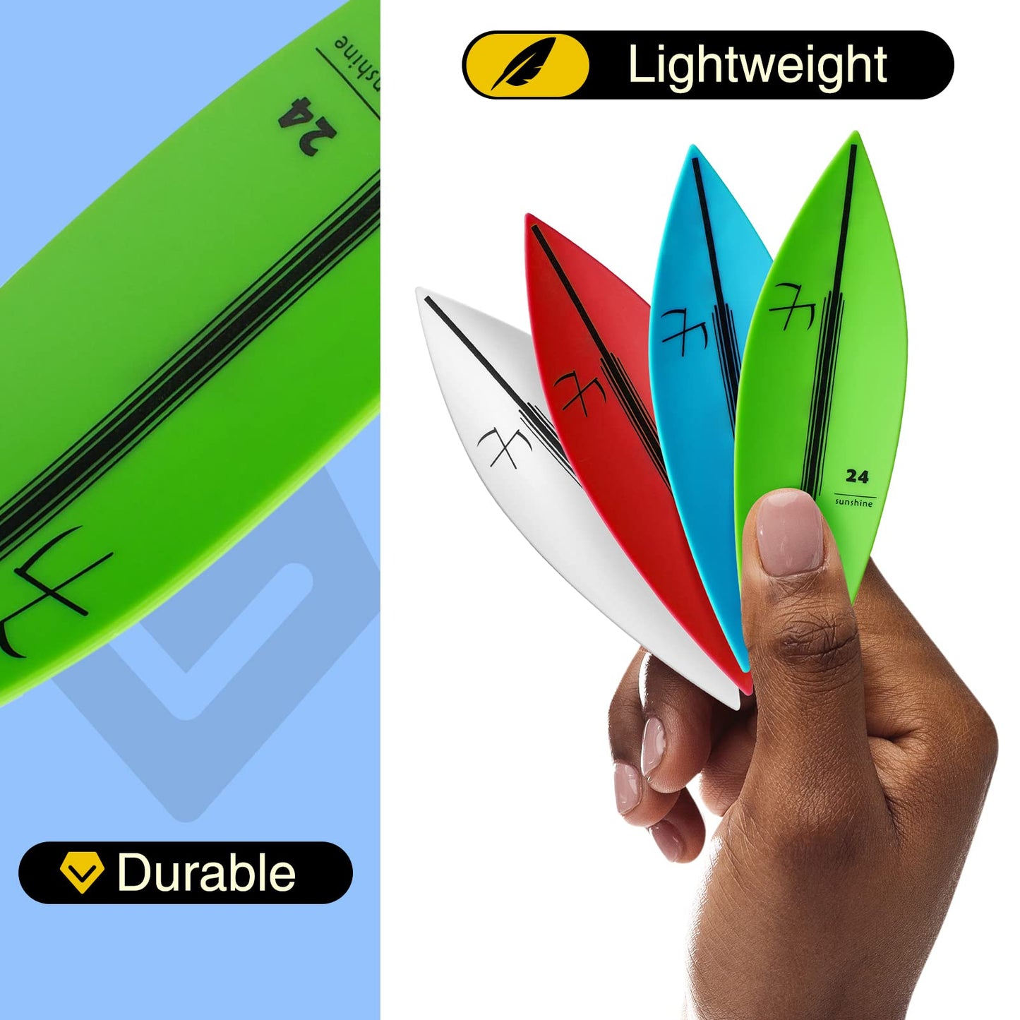 Dizywiee 2Pack Finger Surfboard, Kids Toy Finger Surf Boards, Fingertip Surfboard For Adults Teens Boys And Girls