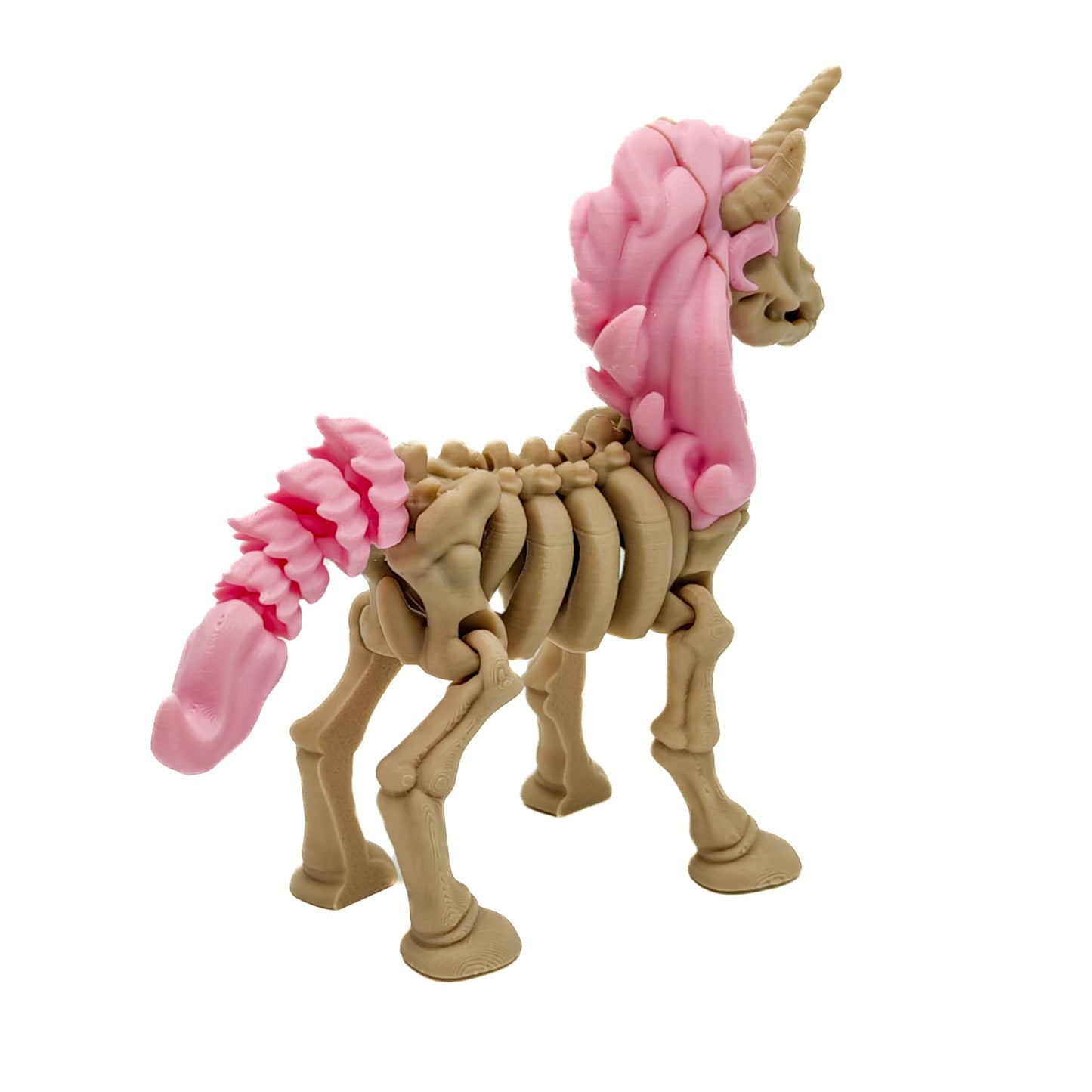 Articulated Skeleton Unicorn Decoration and Fidget Toy