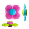 Fat Brain Toys Whirly Squigz Silicone Spinners - Small Multicoloured Suction Toys for Kids 10 Months and Up