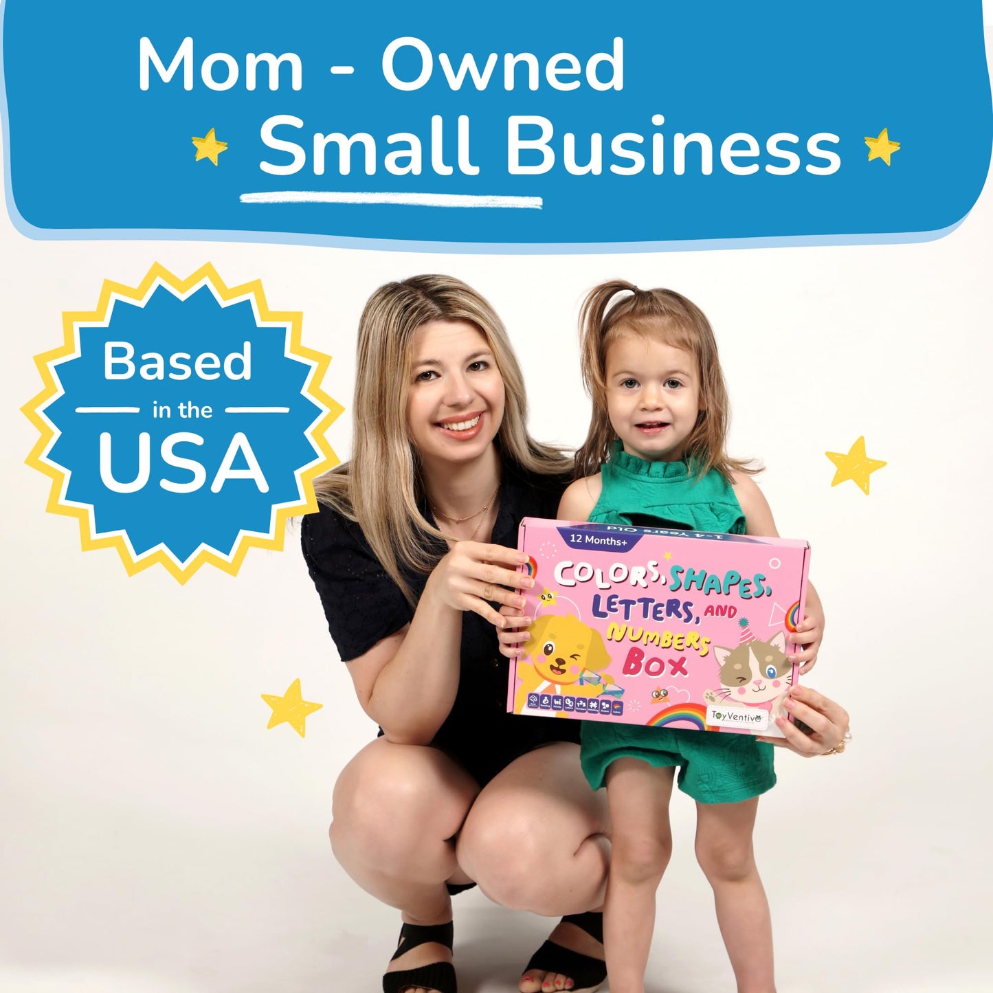 Toyventive Educational Books, Flash Cards, And Puzzles - Birthday Gifts For 1, 2, 3, And 4 Year Old Boys, Toddler Learning Toys And Activities