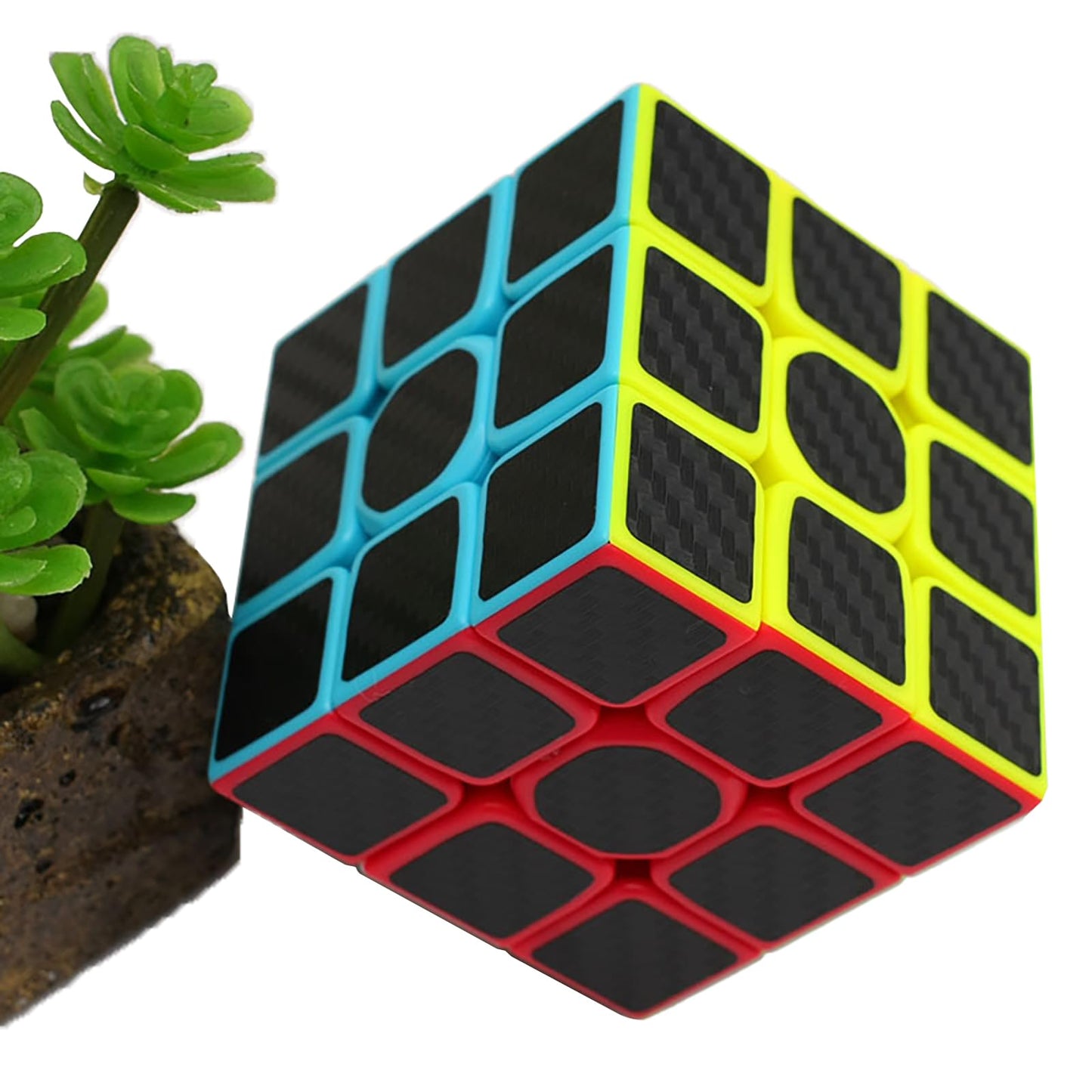 3x3x3 Speed Cube 3x3 Magic Cube Puzzle Toy for Kids and Adults (Carbon Fiber)