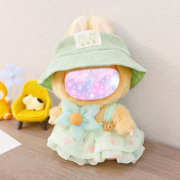 17Cm Doll Clothes Set (No Doll), 3 Pieces Dress Outfit Set For 6.7Inch Doll Suit, Fashion Chic Hat & Clothes Accessories For 1St