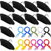 Laumoi 20 Pcs Halloween Party Berets for Kids French Beret Bulk Hat Artist Beanie with Color Neck Scarf for Cosplay Decorate(Fre