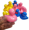 Colorful Floating Weighted Duckies (12 Pack) Plastic Duck Pond Floater. (2.75'') Fun Bath Tub Pool Play Toy. (Colorful)