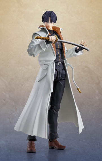 Tamashii Nations - Rurouni Kenshin: Meiji decorative replica bladesman Romantic Story - Aoshi Shinomori Bandai Spirits S.H.Figuarts Action Figure