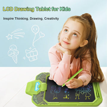 CHAFEGY 10 Inch LCD Writing Tablet for Kids, Powerful Warrior Design Drawing Tablet, Doodle Board Pad for Learning, Toy Gift for