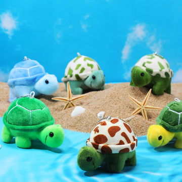 Hungdao 36 Pcs Mini Turtle Stuffed Toy Bulk Small Turtle Plush Toys Soft Cute Stuffed Animal Decorations Animal Sea Party Favor