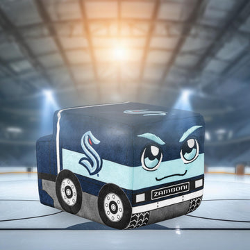 Bleacher Creatures Seattle Kraken Zamboni 7'' NHL Kuricha Plushie - Soft Inspired Plush