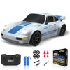 Yuan Plan Rc Drift Car, 2.4Ghz Remote Control Car With Led Light, 1/24 4Wd High Speed Drifting Rc Cars With Two Rechargeable Bat