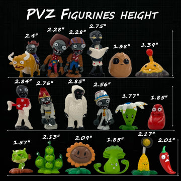 Dyharnsty 18Pcs Plants vs Zombies Toy Set, Plush Figures, Multicolor, Model DY-009, Perfect for Birthdays and Parties