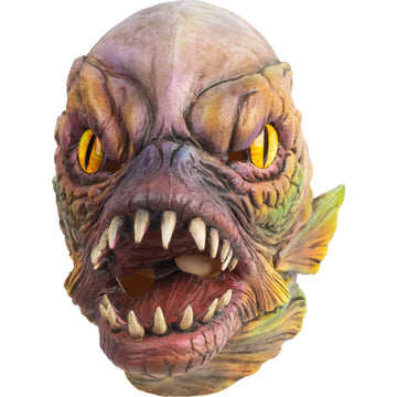 PartyHop Piranha Fish Mask Latex Full Head Scary Horror Animal Mask Fancy Dress for Halloween Carnival Costume Party