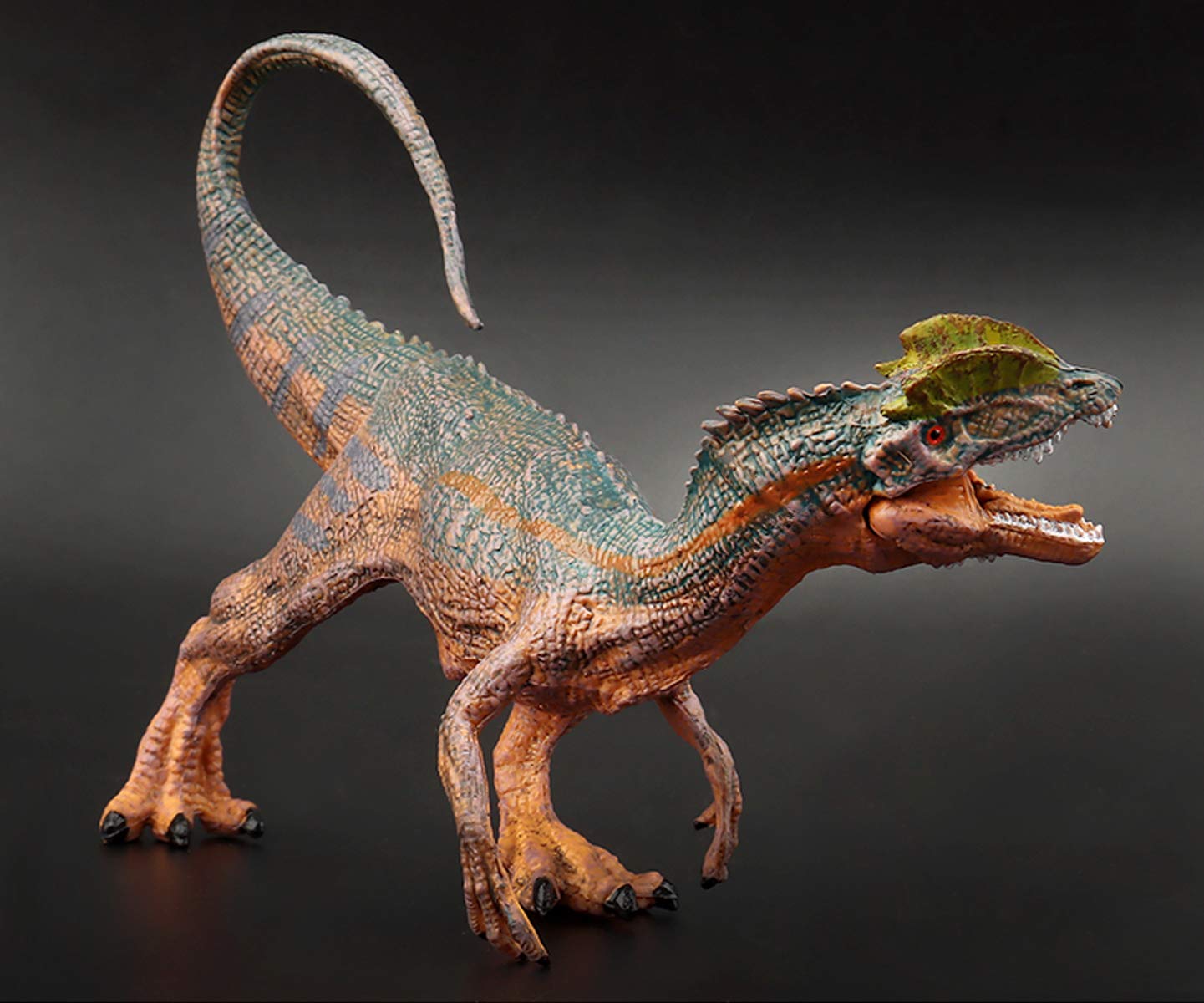 Gemini&Genius Dilophosaurus Dinosaur Toy, Realistic Action Figure, Gift, Stocking Stuffer, Birthday Cake Topper, Family Party Gifts, Room Decoration For Kids