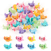 64Pcs Mini Axolotl Figures, Little Resin Axolotl Miniature Axolotl Charms Tiny Small Animal Figurines Ornament Toy For Diy Craft