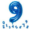 32 Inch Blue Number 9 Balloons Foil Ballon Digital Birthday Party Decoration Supplies (Blue Number 9 Balloon)