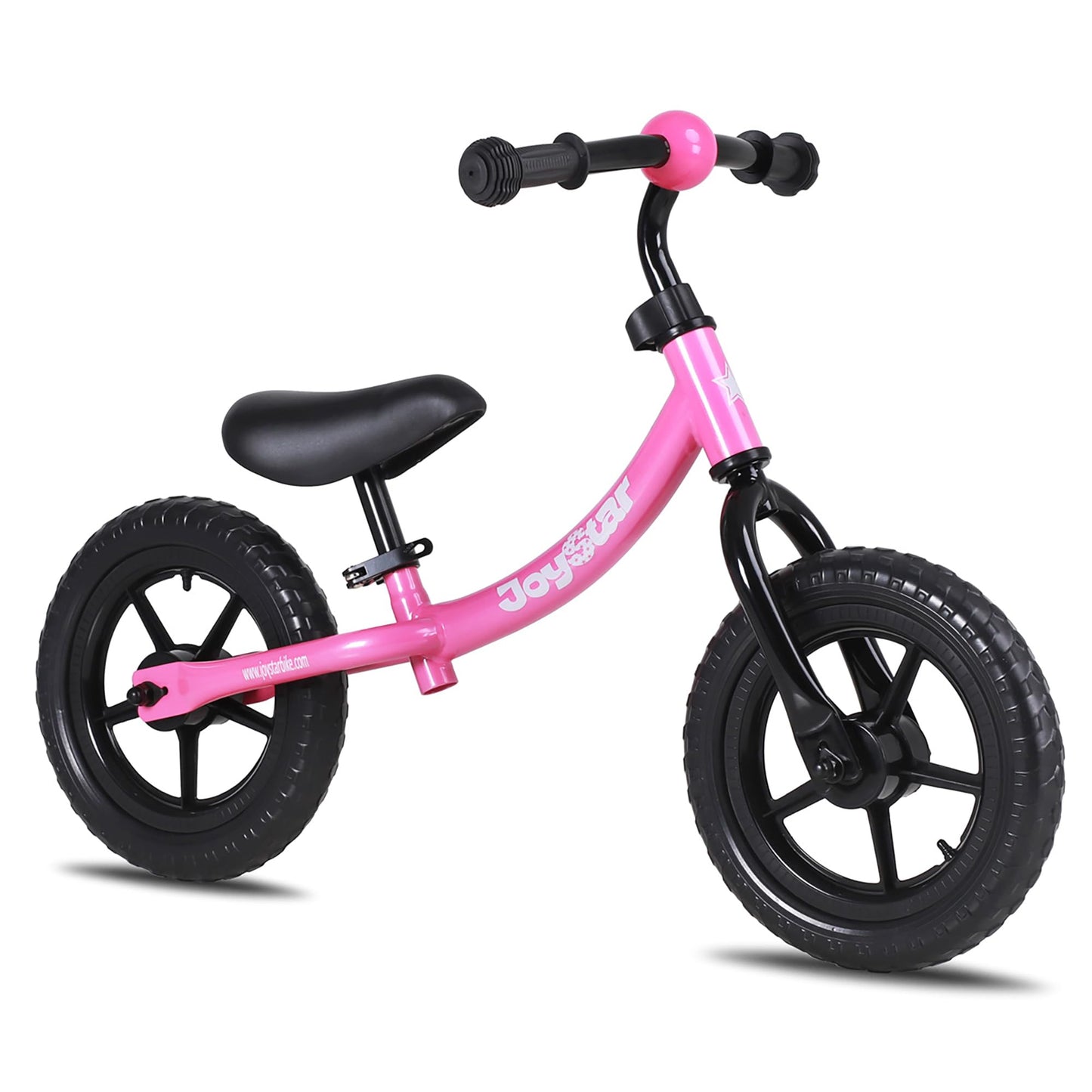 Joystar 12 Inch Balance Bike For 18Months, 2, 3, 4, And 5 Years Old Boys And Girls, Lightweight Push Bike With Adjustable Handle