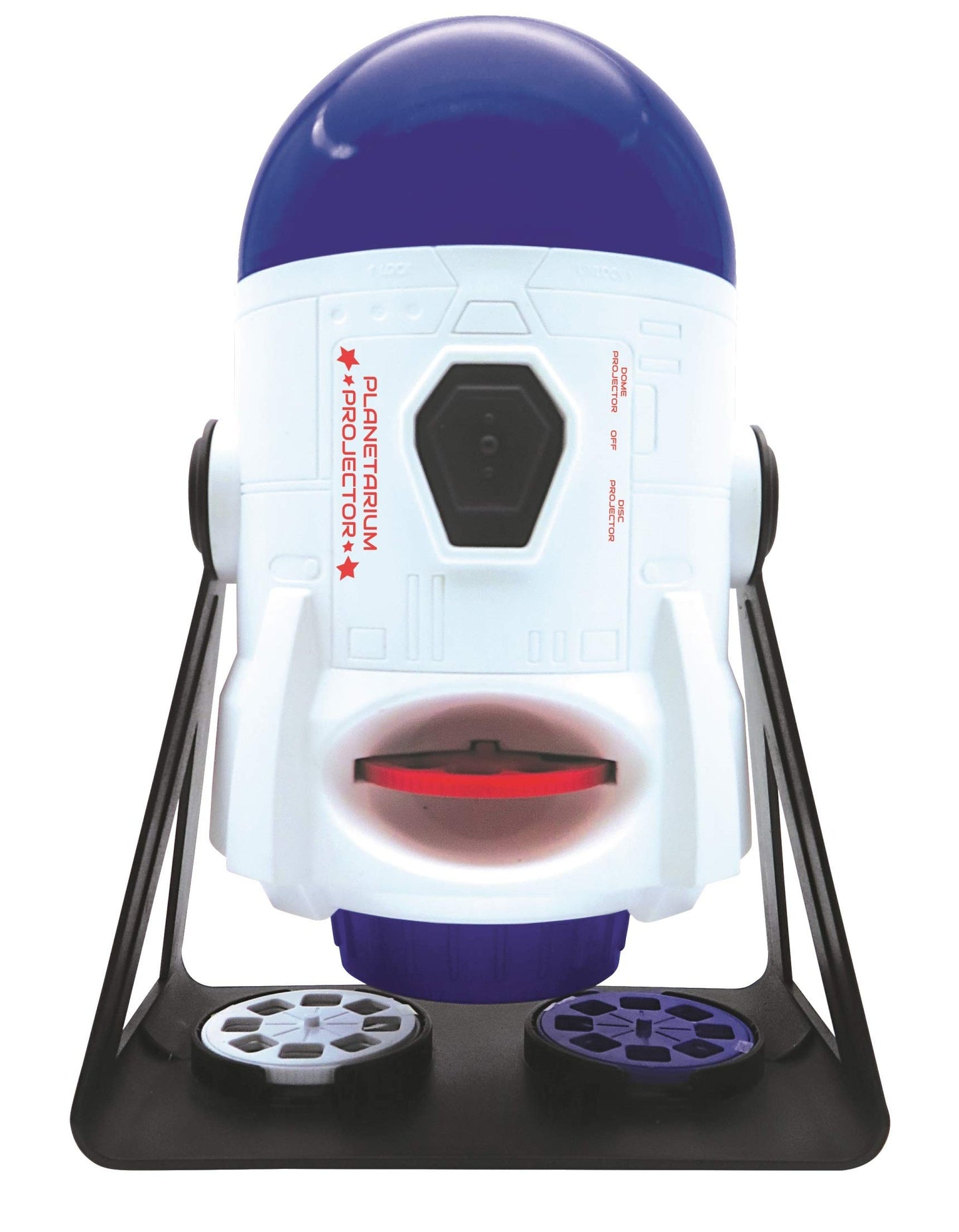 Lexibook, 2-In-1 Constellations And Images Planetarium Projector, 24 Images To Discover Space, 2 Constellation Domes, Stem, White/Blue, Nlj180