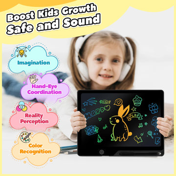 Kinayue Lcd Writing Tablet For Kids, Rechargeable 16 Inch Doodle Board,Easter Basket Stuffers,Preschool Learning Toys Christmas