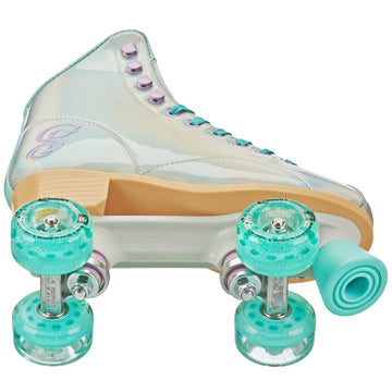 Candi Grl Sabina - Colorful Freestyle Roller Skates - Hologram/Blue Hoogram/Blue Size 10