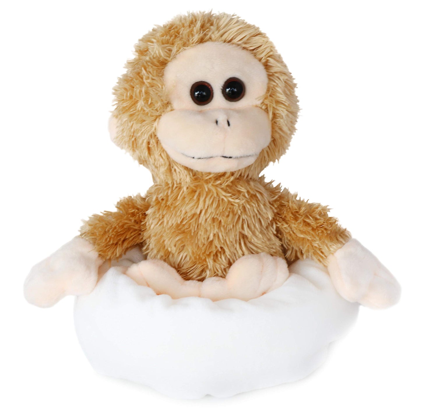 Ice King Bear Newborn Little Golden Monkey Stuffed Animal Plush Toy (With Bath Towel)