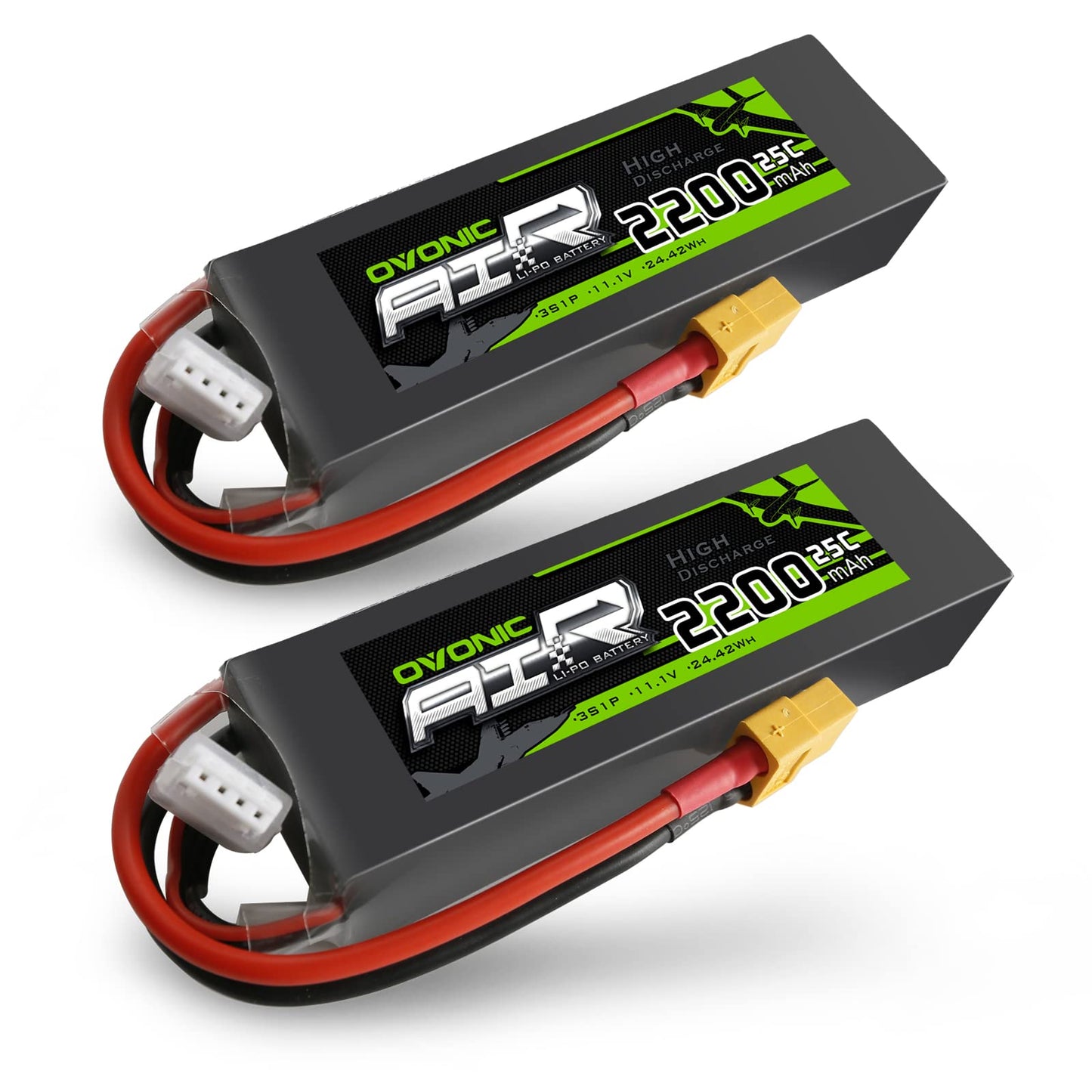 Ovonic 3S Lipo Battery 25C 2200Mah 11.1V Lipo Battery With Xt60 Connector For Rc Airplane Helicopter Quadcopter Rc Car Truck Boa