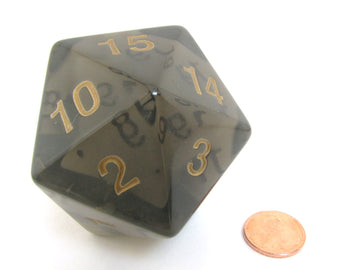 Koplow 18674 55 mm Smoke Gold Countdown D20 Transparent