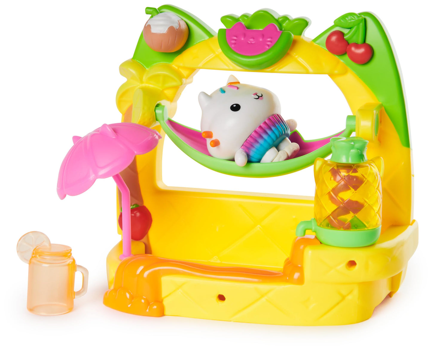 The Gabby Dollhouse - Balcony Fruit Shake Party 'Cakey' Gabby'S Dollhouse + Cakey Figure + Dollhouse Accessories - 6071359 - Chi