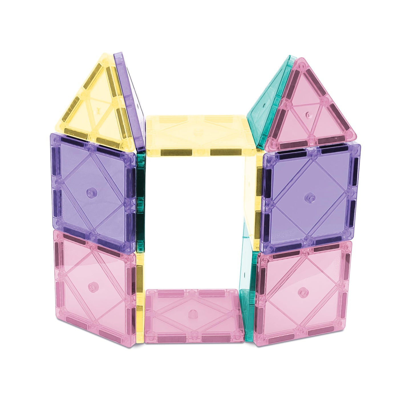 Createon Crayola Magnetic Tiles, Building Set For Kids, Magnetic Building Toys For Kids, Stem Travel Toys For Boys And Girls Age