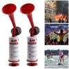 Reusable Air Horn, Banhao Aluminum Handheld Air Pump Horn Loud Safety Horn For Boats Cars Noise Maker Handheld Air Horn 2Pcs