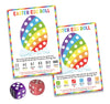 BEUFSE Easter Egg Roll Dice Game, Roll The Egg Game with Two Dices for Easter, Easter Roll The Dice Game, Easter Party Game Supp