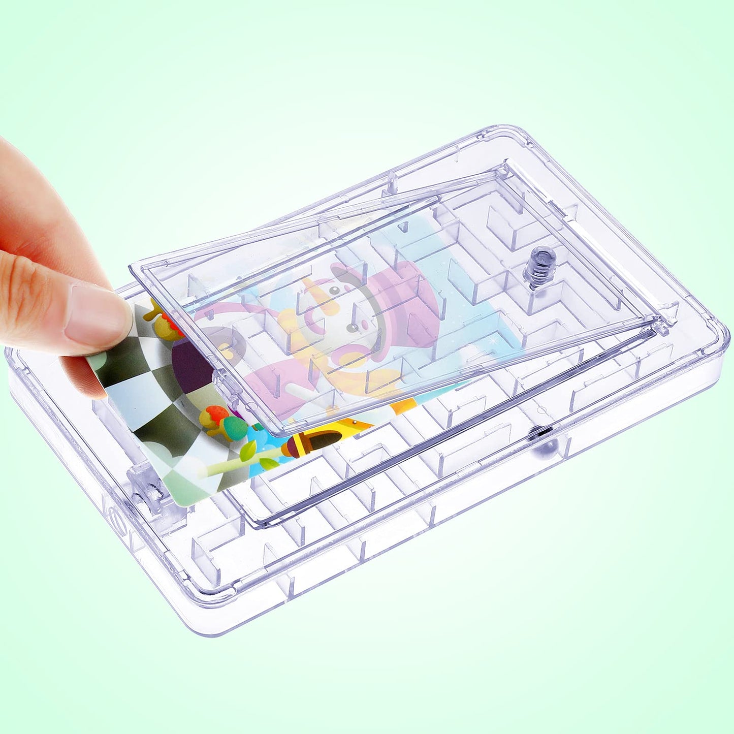 20 Pieces Gift Card And Money Puzzle Brain Teasing Maze Portable Puzzle Gift Box Plastic Gift Card Holder Intellectual Puzzles For Adults And Teens Birthday Party Supplies(Multicolor)