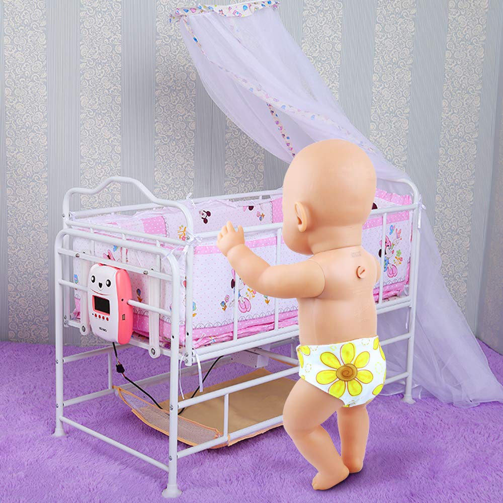 Zita Element 10 Pcs Baby Doll Diapers For 14-16 Inch Baby Dolls Clothes Accessories