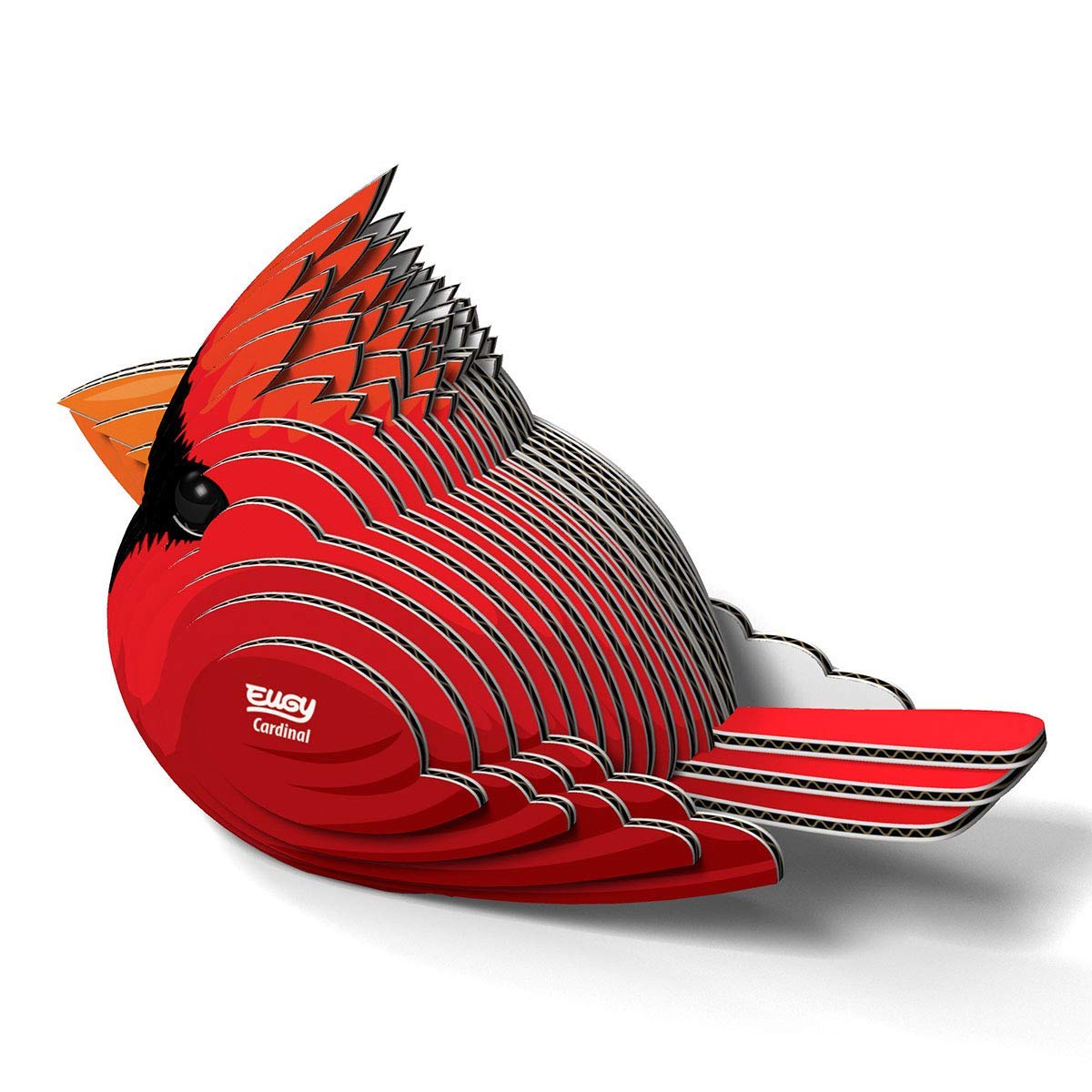 Eugy Cardinal 3D Puzzle, 27 Piece Eco-Friendly Educational Toy Puzzles For Boys, Girls & Kids Ages 6+
