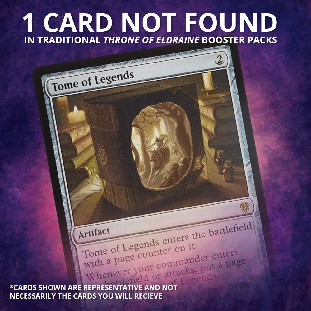 The Gathering Throne Of Eldraine Collector Booster | 15 Card Booster Pack | Special Collector Cards