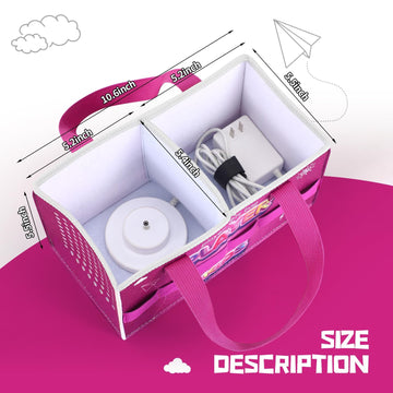 Carrying Case For Tonies Starter Set & Storage Bag For Tonies Figurine, Outdoor Hand Bag For Tonies Audio Player And Dolls Music