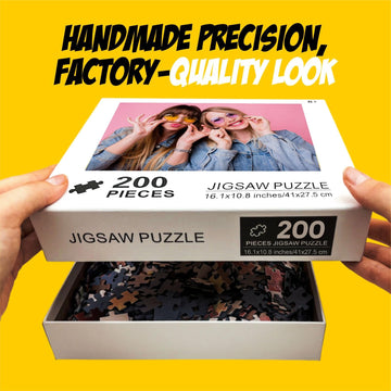 Custom Puzzles From Photos, Customized Picture Puzzle 200 Pieces, Personalized Photo Gifts For Birthday Anniversary Wedding Holi