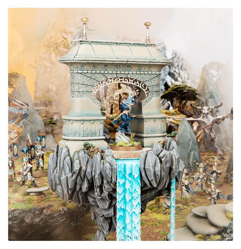 Games Workshop Lumineth Realm-Lords Shrine Luminor - Plastic Model, Gray - Warhammer Age of Sigmar 99120210035