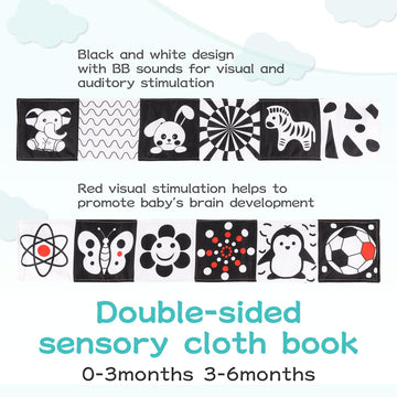 Ajsupojouet 3 Pcs Car Seat Toys For Babies 0-6 Months