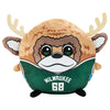 Sleep Squad Milwaukee Bucks Bango 12'' Mascot Kiri Cloud Plushie - Official Nba Plush