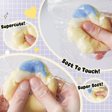 Taba Squishy Toys Valentines Cat Paw Cute Kawaii Squeeze Toys Sticky Squishy Fidget Toys Silicone Squeeze Toy for Stress Relief Cute Soft Toys Best Valentines Gift for Anniversary (Star)