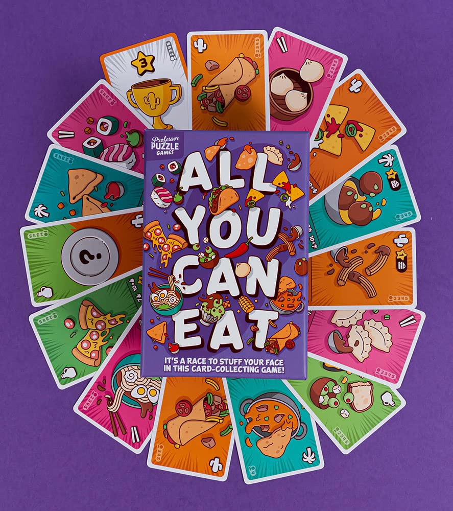 Professor Puzzle All You Can Eat - It’S A Race To Stuff Your Face In This Card-Collecting Game!