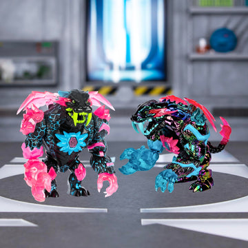 MRBEAST LAB 6.5 Apex Beast Neon Panther Collector Figure - Highly Detailed, Premium Packaging, 13 Points of Articulation, Multicolor