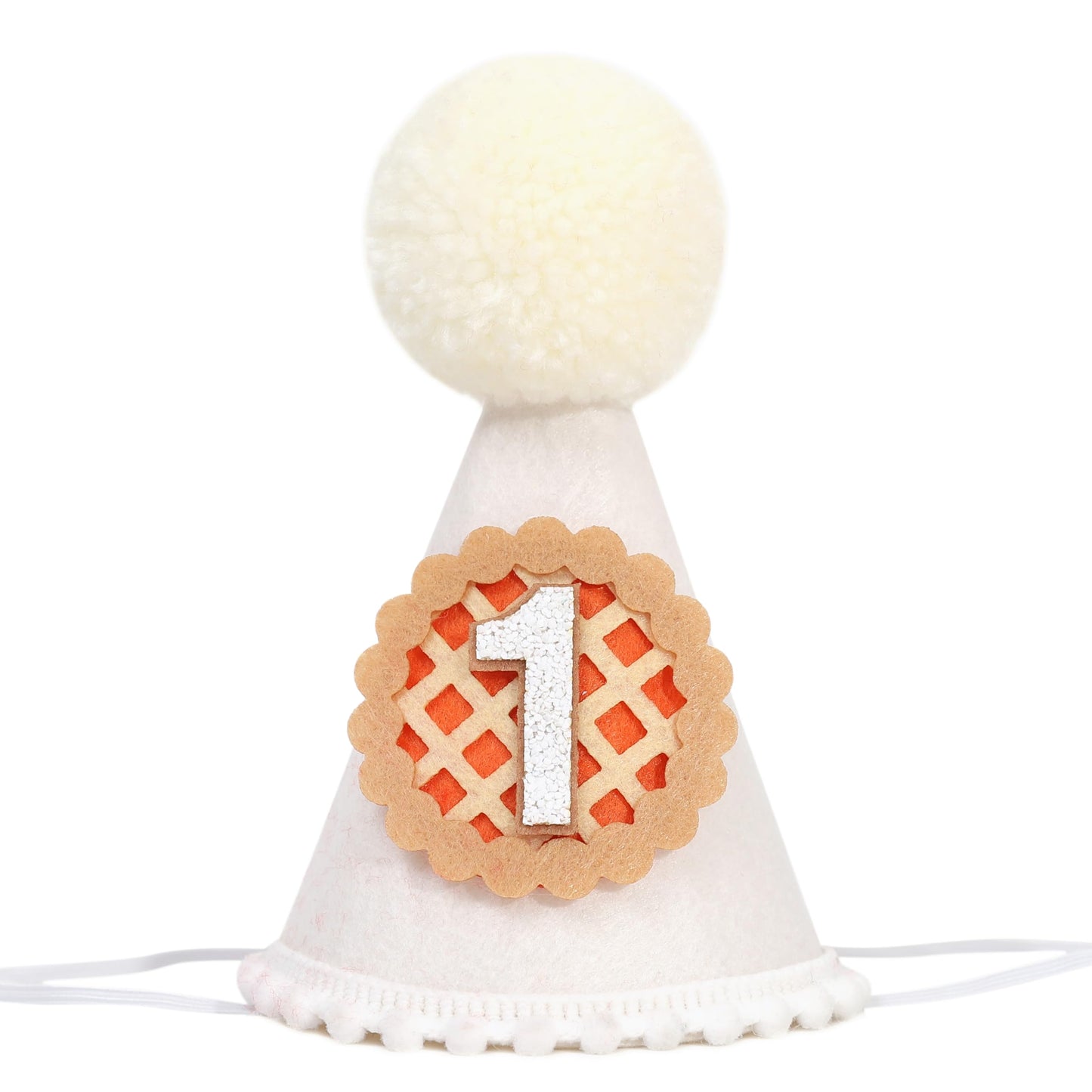 Agkvw Pumpkin Pie 1st Birthday Hat - Thanksgiving Birthday decorations, Cute as Pie Bday Decor, Rustic Fall One Bday Outfit Acce