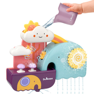 Ti-Too Baby Bath Toys, Fun Simple Physics Educational Bathtub Water Toy, Bath Time Fun Splash Toys For 1, 2, 3+ Year Old Boys Gi
