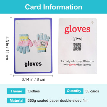 Lilias Clothes Flash Cards, Toddler Learning Toys, Preschool Learning Toys, Homeschool Supplies, Learning Supplies For Kindergar