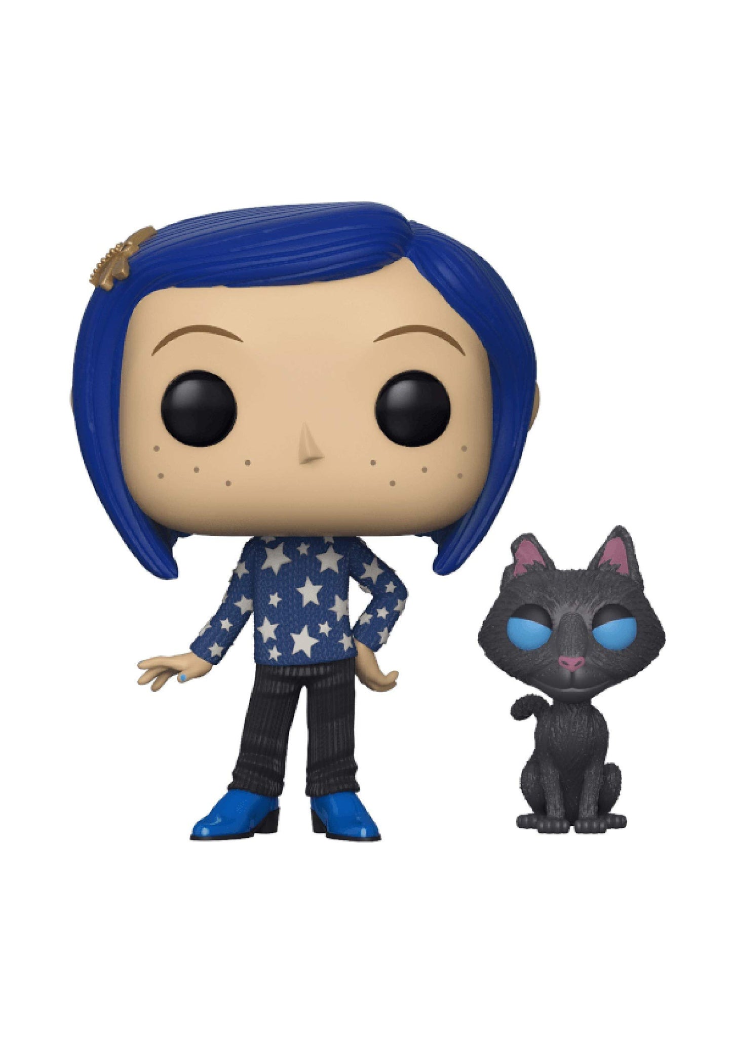 Funko Pop Movies Coraline Collectible Figure with Cat Buddy, Multicolor, Model 32811, Plastic