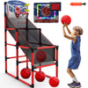 Eaglestone 63In Kids Arcade Basketball Hoop Indoor, Led Scoreboard Basketball Arcade Game Set For Outdoor With Cheer Sounds, Kids Basketball Toys For Boys Girls Age 3-5 5-7 4-8