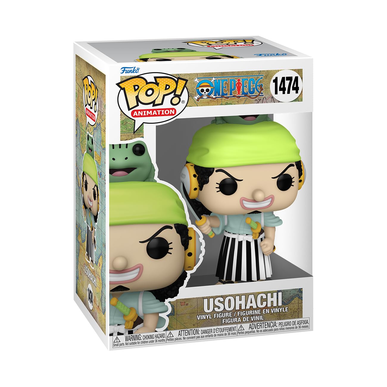 Funko Pop! Animation: One Piece - Usopp - Usohachi - (Wano) - Collectable Vinyl Figure - Gift Idea - Official Merchandise - For Kids & Adults - Anime Fans - Model Figure For Collectors And Display