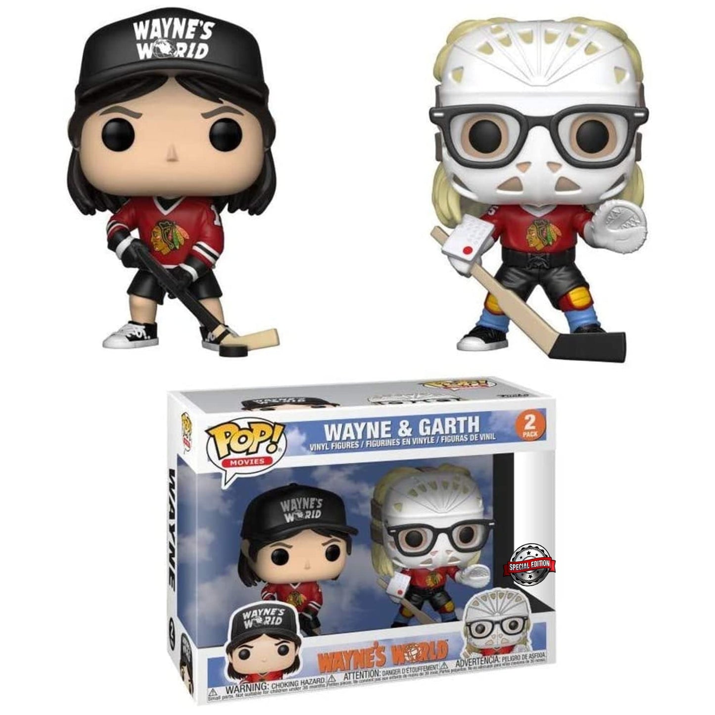 Pop Movies 3.75 Inch Action Figure Wayne'S World - Wayne & Garth 2-Pack
