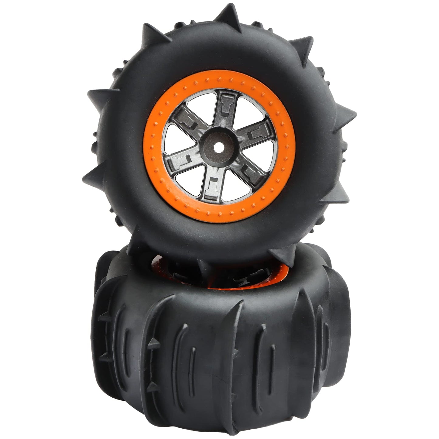 GDOOL RC Car Paddle Tires Wheels LG-ZJ02 25-ZJ02 920-ZJ02 for High Speed 9125 9155 9156 RC Cars S920 S921 104009 RC Trucks(2 PCS